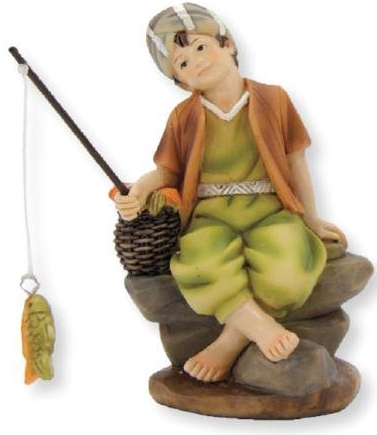 Angler sitzend für 11cm Figuren