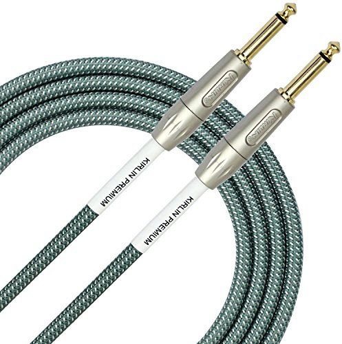 kirlin IWB 201 – 3ol Premium Plus Cable de audio para instrumentos recto de conector Jack/Straight jack-olive