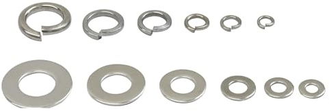 Dapetz 790 Teile Flach & Feder Edelstahl Sortiert Unterlegscheiben Rost Beständig