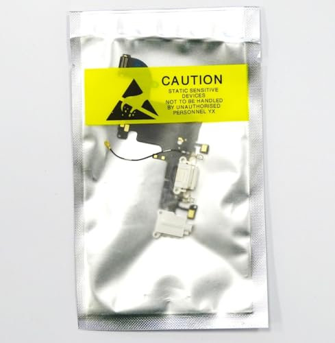 Ladebuchse USB Buchse Mikrofon Antenna Flex Kabel für Apple iPhone 6S (WEIß)