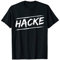 Hacke Dicht Partnerlook Outfit Saufen Party Spruch T-Shirt