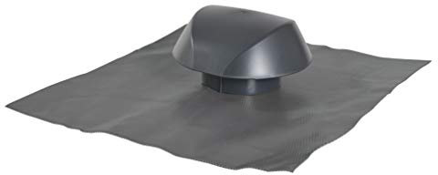 NICOLL Chapeau de ventilation avec collerette d'étanchéité Ø125 anthracite Atemax