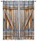 ZXYLSL Blickdichte Gardinen Verdunkelungsvorhang - Holztür Holzoptik - Lichtundurchlässige Vorhang mit Ösen 3D gedruckt Polyester Vorhänge für Schlafzimmer Geräuschreduzierung 75 x 166cm x 2