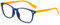 DUCO TR90 Rahmen Blaulicht Blockierbrille für Kinder Anti-Glare Gaming Computer Brille Brille für Jungen und Mädchen Alter 5-10 K028 (Blau Gelb)