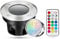 LongLife LED Bodeneinbaustrahler FLACH rund Set 1x Gartenstrahler 230V IP67 3W RGB+3000K DIMMBAR 60° Gartenleuchte für die Bodenmontage Außenbereich Befahrbar…