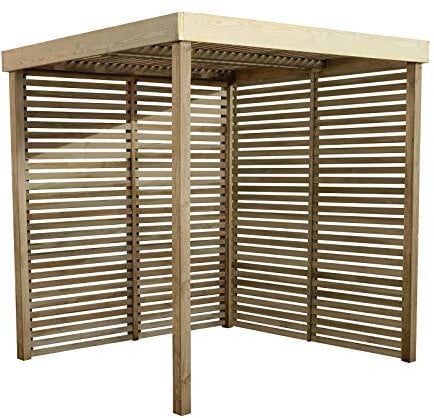 Forest Garden Modular Pergola with 2 Side Panel Pack