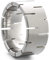 Heideman Ring Damen und HerrenPaari mit Kerbe aus Edelstahl silber farben matt Damenring für Frauen und Männer als Partnerring mit Kerben