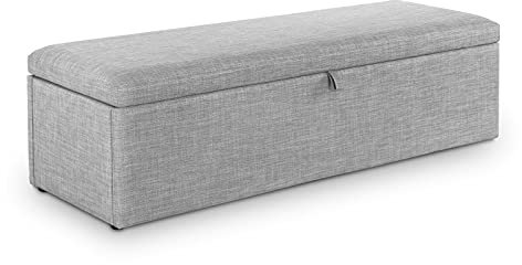 Julian Bowen Sorrento Blanket Box, Light Grey