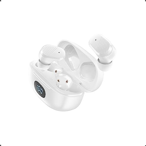 cellularline DOT, Auricolari Bluetooth senza Fili Cuffie Custodia di Ricarica Dotata di Display LED, Play Time 7 H, Talk Time 4.5 H, Play o Talk Time con Custodia 22 H, Ricarica 45 min
