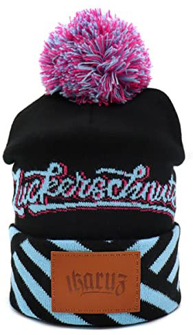 SNUZZ DEIN MERCHANDISE PARTNER IKARUZ Beanie, Wintermütze, Bommelmütze, one size, unisex (ZUCKERSCHNUTE)