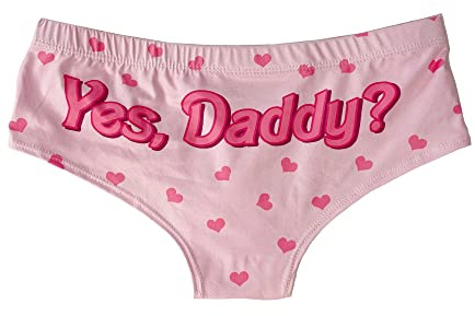 JOINFUN Damen Sexy Cartoon Unterwäsche Lustiger Buchstabendruck Panties Naughty Thong Slip