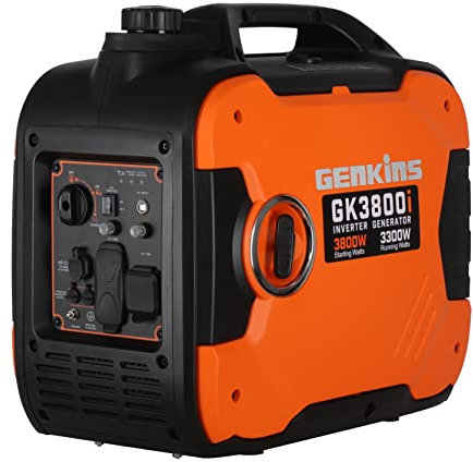 GENKINS 3800 Watt Generatore Inverter Portatile Ultra Silenzioso RV Pronto Emergenza Casa Backup Ricreazione ecc Gas Powered EPA Compliant Nave a Porto Rico