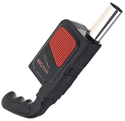 LetCart Risegun BBQ Fan, Portable Handheld BBQ Gebläse Grill Fan Luftgebläse Tragbar BBQ Gebläse Grillgebläse Grillwerkzeug für Outdoor-Camping, Picknick, Grillen