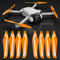 Master Airscrew Stealth Propeller kompatibel mit DJI Mini 3 Pro & Mini 4 Pro - Orange, 4 Propeller im Set