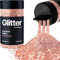 Hemway Premium Glitter Shaker - Rose Gold | Extra Chunky Metallic Flake Sequins for Resin & Epoxy Crafts | Craft Supplies for Tumblers, Festival, Hair, Face, Body, Eye & Nail Art | 115 g