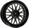 MB Design Felge LV1 8.5Jx20 ET35 5x120 Schwarz stumpfmatt/Glanzschwarz kompatibel mit BMW 1 2 3 4 5 6 X1 X3