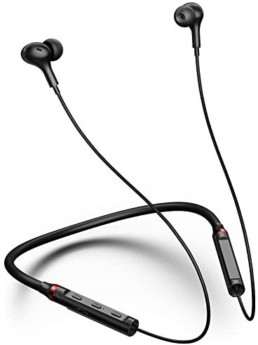 Neckband Bluetooth Headphones Wireless Earbuds for Samsung S25 Ultra S24 S23 FE S22 A53 A14, Sport Headphones HiFi Stereo Surround Sound Ear Buds for iPhone 16 15 14 Pro Max 13 Plus Pixel 9 8 7 6 A