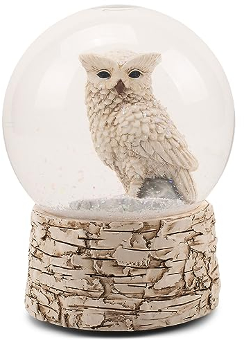 NAT & JULES Schöne Schneekugel mit Musik, glitzernde Schneekugel, 15,2 x 10,2 cm, spielt eine Vielzahl von Weihnachtsmelodien, einschließlich Jingle Bells & Silent Night – perfekte Akzentdekoration
