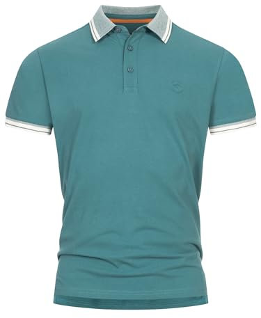 Indicode Herren INJamie Poloshirt Sommershirt aus Baumwolle mit Polokragen