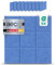 Aeco Sound® - Akustikkacheln aus Akustik-Filz, selbstklebend, extra dick 15mm, 9 Stück, je 30x30cm - Wandpaneele, Wandschutz, Schallschutz, Akustikplatten, Akustikpaneele (Blau)