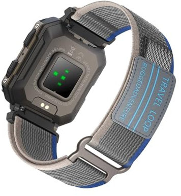 KUWAI Armband für Kospet Tank M1 Pro Armband mit Nylon Klettverschluss Sportlicher Armbänder für Kospet Tank M1 Pro Armband Trail Loop für Damen Herren ErsatzArmband mit Kospet Tank M1 Pro (F)