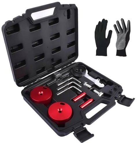 Zilchx Motor Einstellwerkzeug, kompatibel mit Ford Transit 2.0 TDCi/EcoBlue, Zahnriemen Werkzeug Set, Nockenwellen Arretierung, Steuerzeiten Wechsel Werkzeug, Benziner Arretierwerkzeug