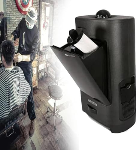 QYOEGSQ Aspirateur de Salon avec Cheveux cassés, aspirateur Stationnaire sans Contact de 2,7 L avec Filtre de Sortie d'air et Voyant LED, Poubelle électrique de Salon de Coiffure de 1400W,for Salon