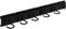 SPORTNOW Support mural pour vélos, porte-vélos mural rangement pour 5 vélos et 3 casques, crochets de rangement réglables, porte-vélos, 121,5 x 10 cm noir