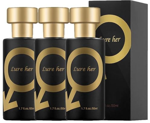 Luther - Pheromon Parfüm, Pheromone Parfum Herren, Lure Her Parfum Herren, Lureher Eau De Cologne Verführerisches Herrenparfüm, Lang anhaltende Pheromone Parfüm (3 Stück)