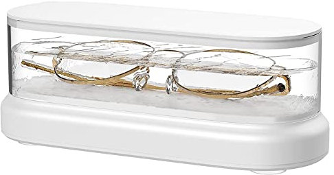 POLISH Tragbares Ultraschall-Reinigungsgerät Mini Cleaner für Schmuck, Brillen, Ringe, Diamanten, Münzen, Uhren