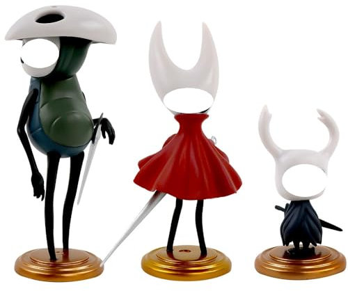 RFJYGWQM 3PCS Hollow Figures, Knight Figure Cartoon Toy, Hollow Action Figure Game Hollow Anime Model, Game Collectable Decoration Set, Desktop Ornaments Collectibles Gifts for Fans