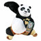 BEMIRO Kung Fu Panda 4 Kuscheltier – 30–40 cm – Original Lizenzartikel – Mit recyceltem Innenfutter (Po Kampf)