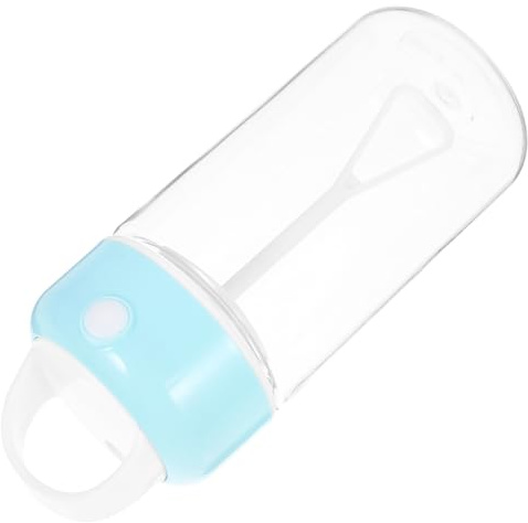 HOMSFOU Elektrischer Protein Shaker Mit Automatischer Rührfunktion Bpa-freier Fitness Getränkebecher Auslaufsicherer Kaffee Proteinpulver Mixer Für Sport Und Unterwegs Himmelblau