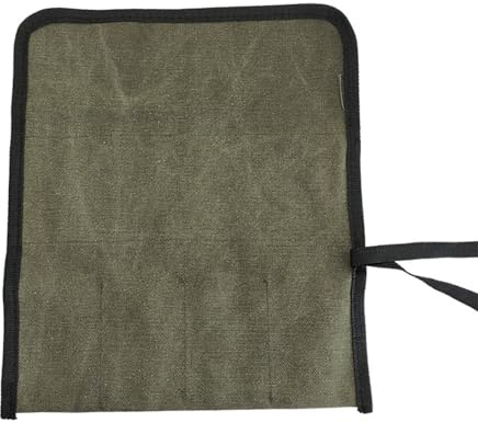 4 Taschen Werkzeugtasche Leinwandschlüsselrollen Auf Beutel/Schraubendrehzange Roller Fächer Organisatoren Werkzeugrollen