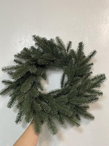 Evergreen Tree® Adventskranz 45 cm – Weihnachtskranz künstlich wie echt – Türkranz Tanne aus Spritzguss, perfekte Weihnachtsdeko