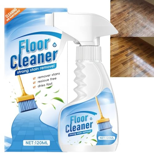 Multipurpose Floor Spray Cleaner,Stain&Odor Remover for Hard Floors,Stone&Laminate Floor Polish&Cleaner,Fresh Scent Easy Use Surface Cleaner Spray for Quick Cleaning&Brightening,Widely applications