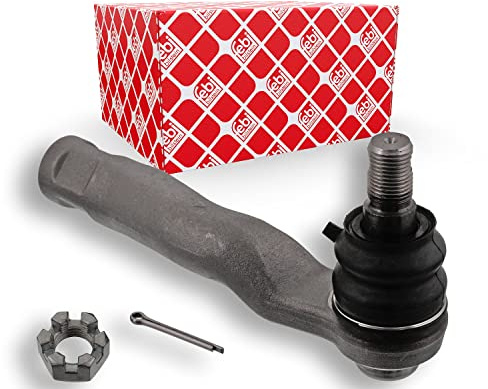 febi bilstein 43235 Spurstangenendstück mit Kronenmutter und Splint, 1 Stück