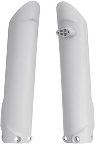 Acerbis Lower Fork Cover Set 15 White Compatible with KTM 500 EXC/450 XC-W 2016/250 SX-F 2015-2022/Compatible with Husqvarana TC 125/250/FC 250 2015/Compatible with GasGas EX 350F 2021-2023-2401260002