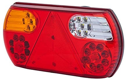 HELLA VALUEFIT 2VP 357 016-111 Heckleuchte - LED - 24V - Anbau/geschraubt - Lichtscheibenfarbe: mehrfarbig - Stecker: offene Kabelenden - links - Menge: 1