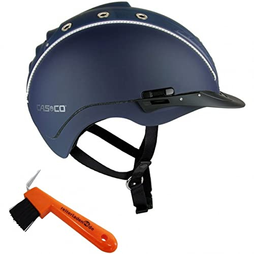 Casco Reithelm Mistrall-2 Marine M-L (58-60cm) + Hufkratzer Reiterladen24