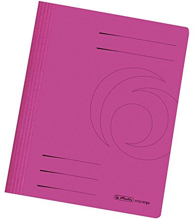 10 Manila Karton Schnellhefter / DIN A4 / Farbe: pink