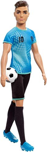 Barbie FXP02 - Ken Puppe als Fußballspieler, Spielzeug ab 3 Jahren