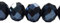 Tschechische Kristall Glas Perlen CZ Böhmische Facettierte Rondelle Glasperlen 4/6/8/10 mm (Metallic Schwarz, 6x4 mm)