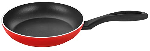 Fagor Maxima Sartén Inducción 28 cm, Aluminio Forjado, Espesor 4 mm, Antiadherente Ecológico XYLAN PLUS sin PFOA, Apta para Todas Las Cocinas, Vitrocerámica, Gas, Lavavajillas, Rojo