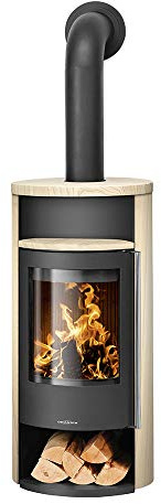 Kaminofen ORANIER Polar Neo 6 (6,5 kW) Sandstein Schwarz