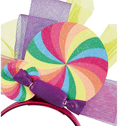 Amakando Toller Kopfschmuck Zuckerfee für Frauen/Tolles Kostüm-Zubehör Bonbon-Kostüm/Ideal zu Fasching & Kostümfest