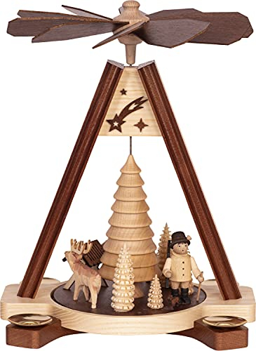 Saico Weihnachtspyramide, Holz, 2-farbig, 28cm
