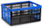 Acan Tradineur - Caja plegable de plástico 32 litros, 22,5 x 47,2 x 34,5 cm, peso máximo 18 kg, caja, contenedor con asas para transporte y almacenamiento de objetos, alimentos