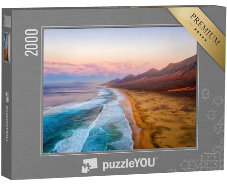 puzzleYOU: Puzzle 2000 Teile „Strand von Cofete an der Südspitze Fuerteventuras“ – aus der Puzzle-Kollektion Fuerteventura
