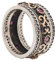 PAIHUIART Ring Ringe Damen Bijouterie Frauen Schmuck Damenring Eheringe Eingelegter Amethyst-Blumen-Damen-Ring Mode-Elegante Damen-Schmucksachen 6 Ringe